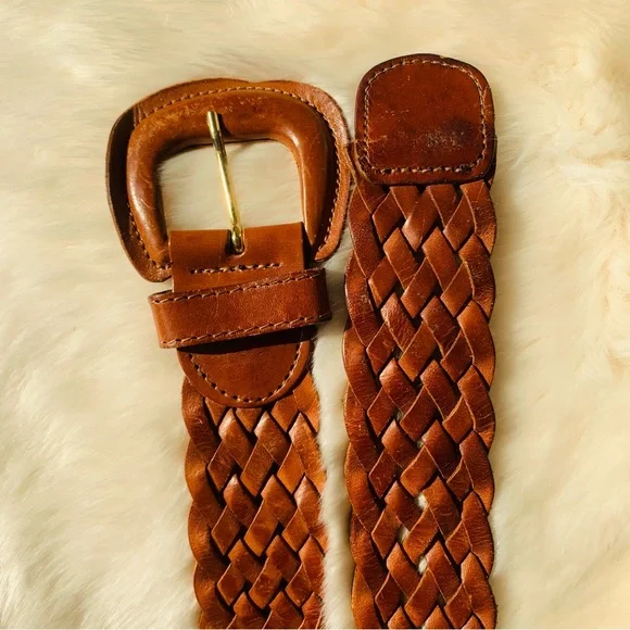 Italian Round Covered Buckle Butter Leather Soft Belts